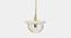 Tallulah Gold metal Hanging Lights (White) by Urban Ladder - Front View Design 1 - 605750