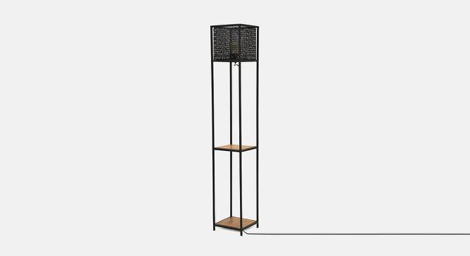 Ansen black Floor Lamps With Black metal Base (Natural) by Urban Ladder - Front View Design 1 - 605752