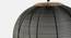 Dashiell Black Iron Hanging Lights (Walnut) by Urban Ladder - Design 1 Side View - 605759