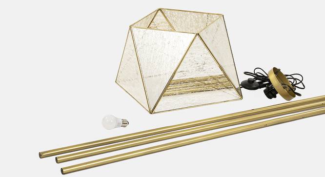 Frankie gold Floor Lamps With Gold Iron Base (Multicolor) by Urban Ladder - Design 1 Side View - 605766