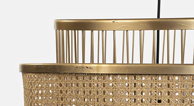 Isla gold Iron Hanging Lights (Natural) by Urban Ladder - Design 1 Side View - 605768