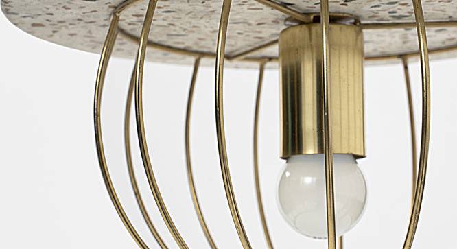Tallulah Gold metal Hanging Lights (White) by Urban Ladder - Design 1 Side View - 605775