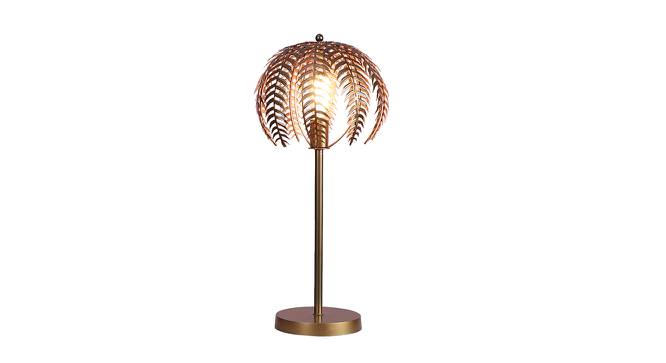 Apollo Gold Metal Shade Table Lamp Gold Metal Base (Gold) by Urban Ladder - Front View Design 1 - 605879