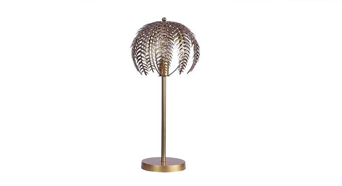 Apollo Gold Metal Shade Table Lamp Gold Metal Base (Gold) by Urban Ladder - Design 1 Side View - 605898