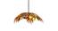 April Iron 1 Bulb Chandelier (Gold) by Urban Ladder - Front View Design 1 - 605946