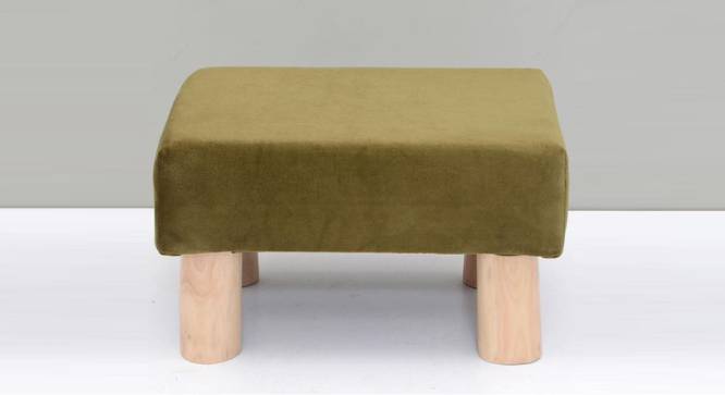 Killian Solid Wood Stool in Green Colour (Green) by Urban Ladder - Front View Design 1 - 606112