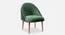 Finley Solid Wood Outdoor Chair in Green Colour (Green) by Urban Ladder - Front View Design 1 - 606161