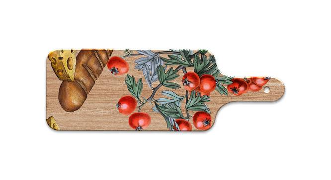 Mitch Multicolor MDF 9x15 Inches Platter (Multicolor) by Urban Ladder - Design 1 Side View - 606781