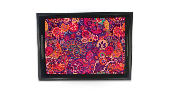 Nellie Multicolor MDF 15x11 Inches Tray (Multicolor) by Urban Ladder - Design 1 Side View - 606795