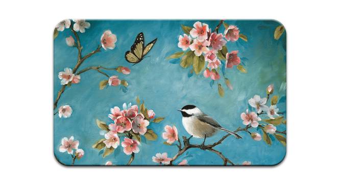 Augie Multicolor Printed Acrylic 17x11 Inches Table Mat Set of 2 (Multicolor) by Urban Ladder - Design 1 Side View - 606825