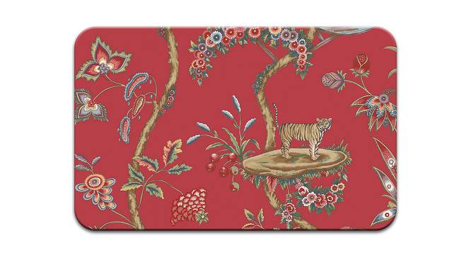 Riley Multicolor Printed MDF 17x11 Inches Table Mat Set of 2 (Multicolor) by Urban Ladder - Design 1 Side View - 606843