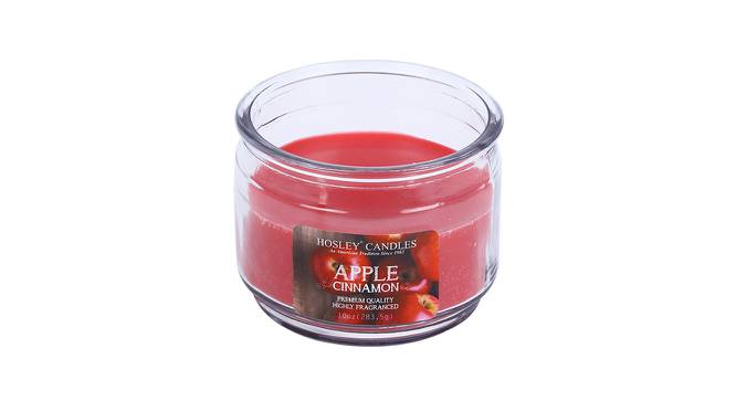 Pamela Apple Cinnamon Scented Candles (Red) by Urban Ladder - Front View Design 1 - 607081