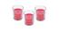 Atticus Apple Cinnamon Scented Candles Set of 3 (Red) by Urban Ladder - Front View Design 1 - 607085