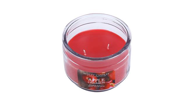 Pamela Apple Cinnamon Scented Candles (Red) by Urban Ladder - Design 1 Side View - 607109