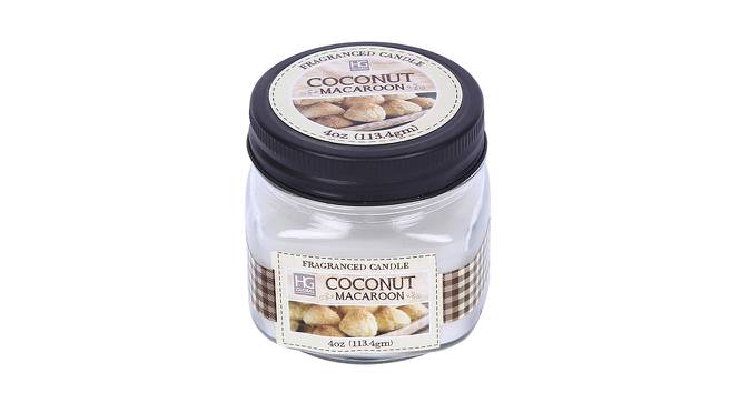Gibson Coconut Macaroon Scented Candles (White) by Urban Ladder - Design 1 Side View - 607121
