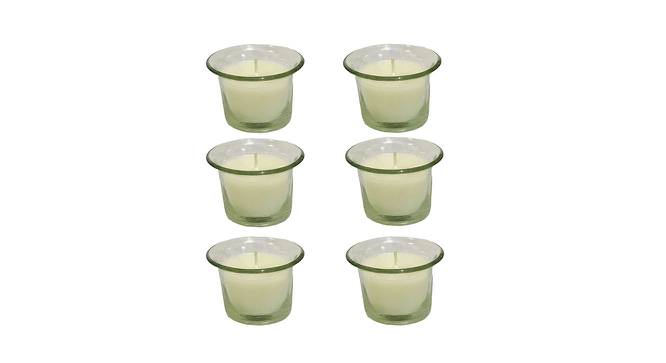 Huck Sweet Pea Jasmine  Scented Candles Set of 6 (White) by Urban Ladder - Design 1 Side View - 607123