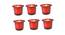 Matthias  Apple Cinnamon Scented Candles Set of 6 (Red) by Urban Ladder - Design 1 Side View - 607129