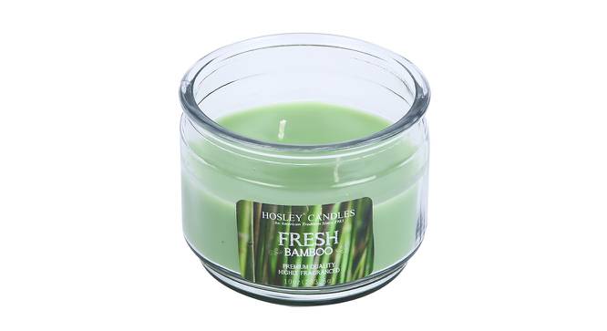 May Bamboo Scented Candles (Green) by Urban Ladder - Front View Design 1 - 607176