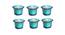 Max Unscented Candles Set of 6 (Blue) by Urban Ladder - Front View Design 1 - 607196