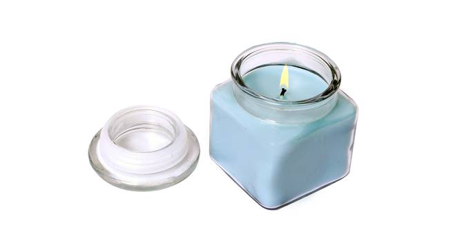 Robin Caribbean Breeze Scented Candles (Blue) by Urban Ladder - Front View Design 1 - 607200