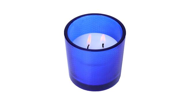 Sylvester Unscented Candles (Blue) by Urban Ladder - Front View Design 1 - 607202