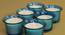 Max Unscented Candles Set of 6 (Blue) by Urban Ladder - Design 1 Side View - 607220