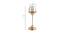 Roman White Metal Tealight Holders -  Set Of 8 (White) by Urban Ladder - Design 1 Dimension - 607339