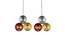 Roscoe Multicolor Metal Tealight Holders -  Set Of 2 (Multicolor) by Urban Ladder - Front View Design 1 - 607358