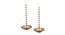 Ash Gold Metal Tealight Holders -  Set Of 2 (Gold) by Urban Ladder - Design 1 Side View - 607390