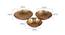 Zane Gold Metal Tealight Holders -  Set Of 6 (Gold) by Urban Ladder - Design 1 Dimension - 607440