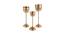 Jett Gold Metal Planter Stands - Set Of 3 (Gold) by Urban Ladder - Front View Design 1 - 607598