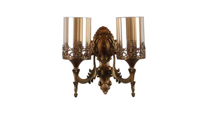 Declan Gold Metal Wall Light (Antique Gold) by Urban Ladder - Front View Design 1 - 607854