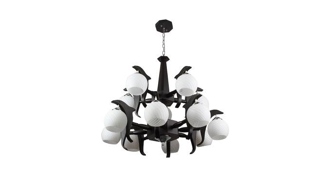 Gizmo Metal Chandelier (Brown) by Urban Ladder - Front View Design 1 - 608096