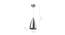 Jack Silver Metal Hanging Light (Satin Nickel) by Urban Ladder - Design 1 Dimension - 608122
