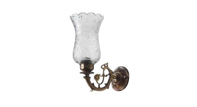 Jester Gold Metal Wall Light (Antique Gold) by Urban Ladder - Front View Design 1 - 608218