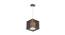 Shelby Brown Metal Hanging Light (Dark Wood) by Urban Ladder - Front View Design 1 - 608238