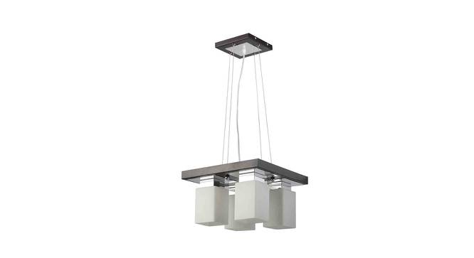 Urie Brown Metal Hanging Light (Dark Wood) by Urban Ladder - Front View Design 1 - 608243