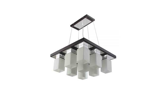 Dallon Brown Metal Hanging Light (Dark Wood) by Urban Ladder - Front View Design 1 - 608244