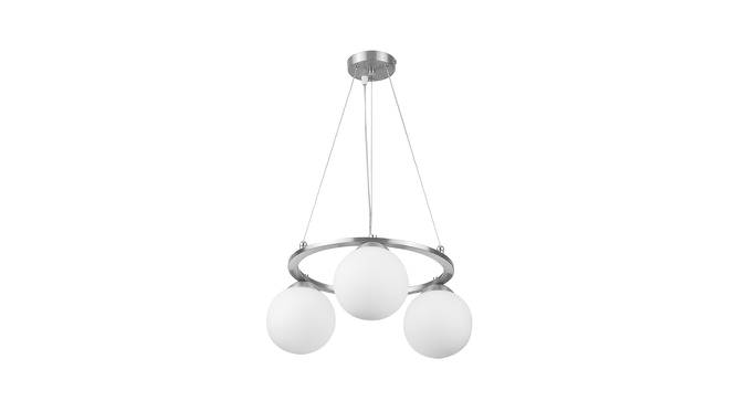 Inis Silver Metal Hanging Light (Satin Nickel) by Urban Ladder - Front View Design 1 - 608317