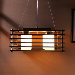 Collections New In Quilon Design Dark Wood Metal Ceiling Light