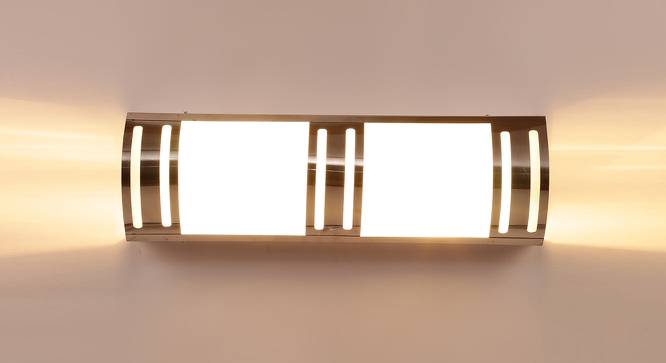 Andy White Glass Wall Light (White) by Urban Ladder - Front View Design 1 - 608960