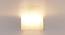Shanita White Glass Wall Light (White) by Urban Ladder - Front View Design 1 - 609052
