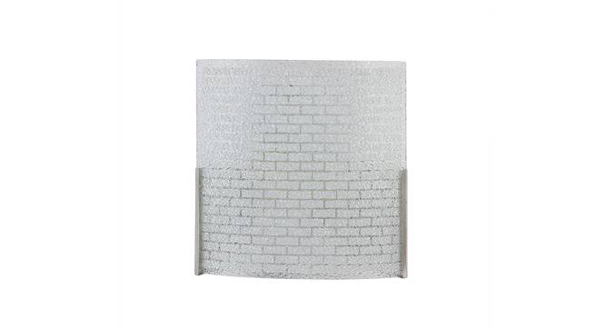 Chelsy White Glass Wall Light (White) by Urban Ladder - Front View Design 1 - 609053