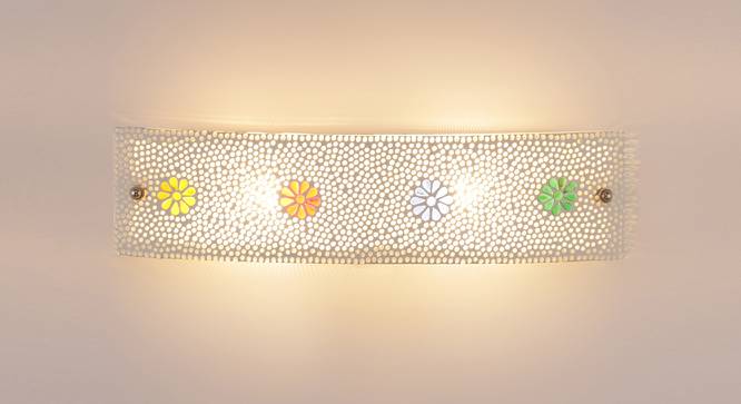 Jay Multicolor Glass Wall Light (Multicolor) by Urban Ladder - Front View Design 1 - 609078