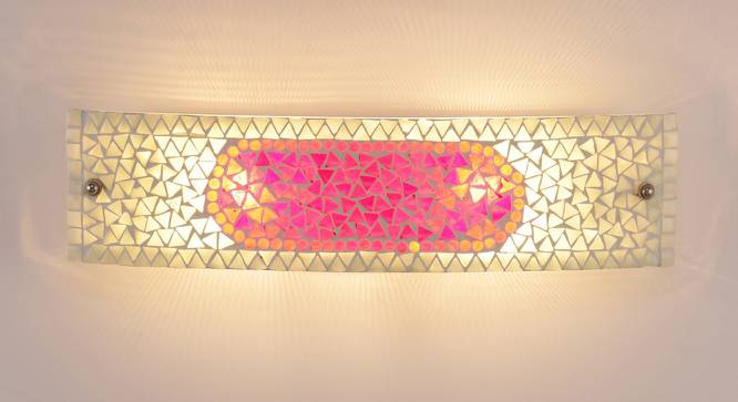 Devin Multicolor Glass Wall Light (Multicolor) by Urban Ladder - Front View Design 1 - 609082