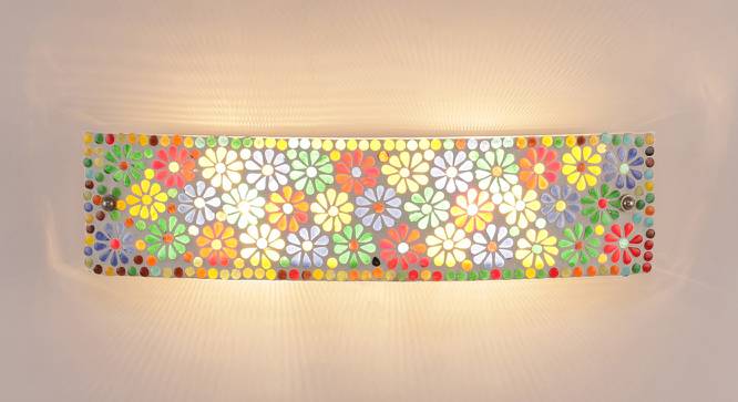 Jeffrey Multicolor Glass Wall Light (Multicolor) by Urban Ladder - Front View Design 1 - 609084