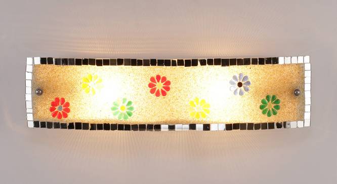 Johnny Multicolor Glass Wall Light (Multicolor) by Urban Ladder - Front View Design 1 - 609093