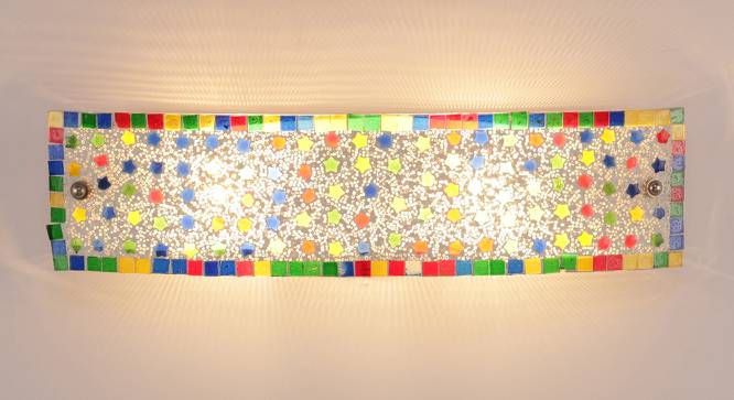 Clark Multicolor Glass Wall Light (Multicolor) by Urban Ladder - Front View Design 1 - 609095