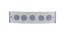 Otto Multicolor Glass Wall Light (Multicolor) by Urban Ladder - Design 1 Side View - 609132