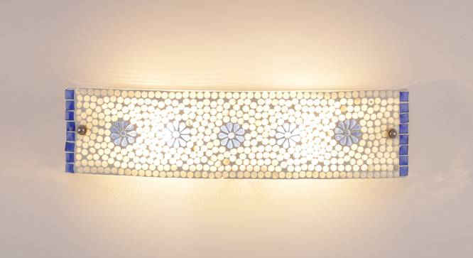 Jaxton Multicolor Glass Wall Light (Multicolor) by Urban Ladder - Front View Design 1 - 609169